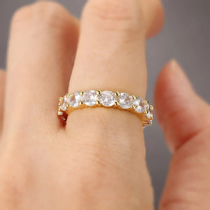 Emily Crystal Accent Iced Out Ring