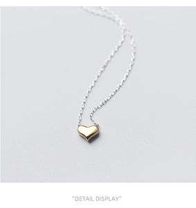 Freya Gold Heart Pendant Necklace