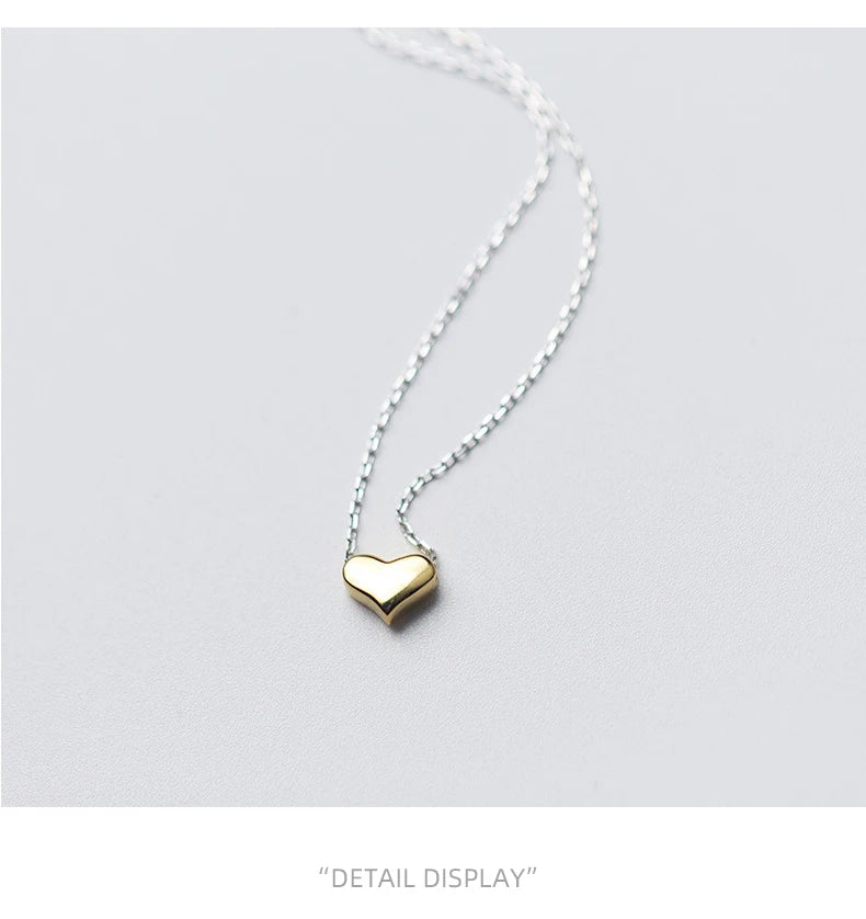 Freya Gold Heart Pendant Necklace