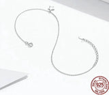 Simple Design Star Silver Anklet