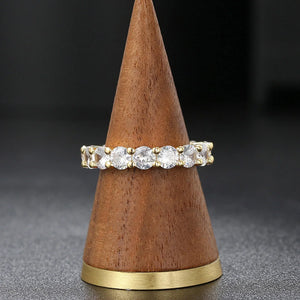 Emily Crystal Accent Iced Out Ring