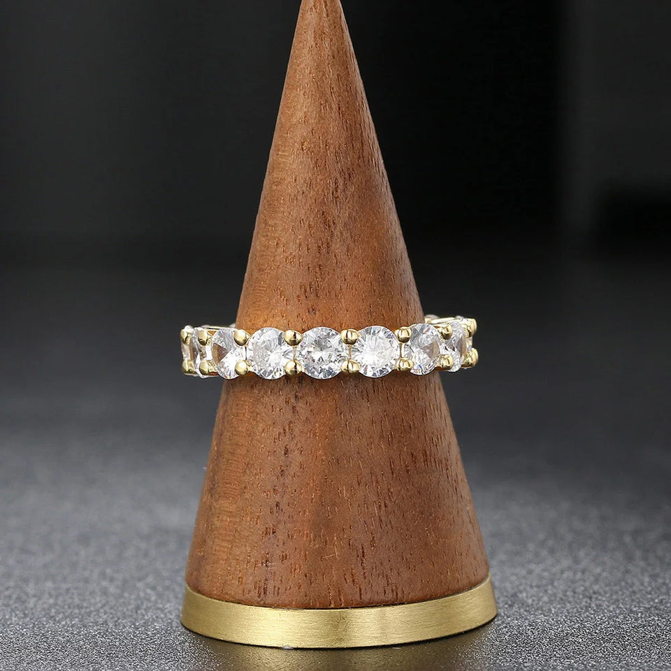 Emily Crystal Accent Iced Out Ring