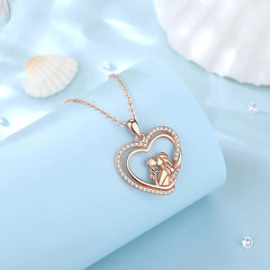 Juliette Sterling Silver Heart Charm Necklace