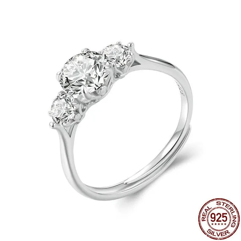 Shiny Moissanite Ring