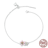 Addison Silver Cherry Blossom Bracelet