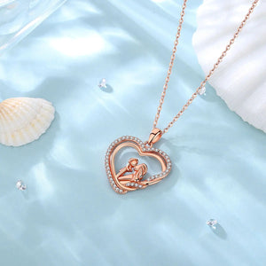 Juliette Sterling Silver Heart Charm Necklace