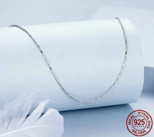 Classic Lobster Clasp Silver Necklace