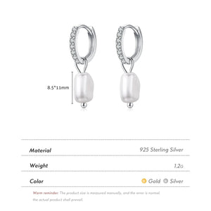 Tatiana Irregular Baroque Pearl Earrings