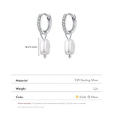 Tatiana Irregular Baroque Pearl Earrings