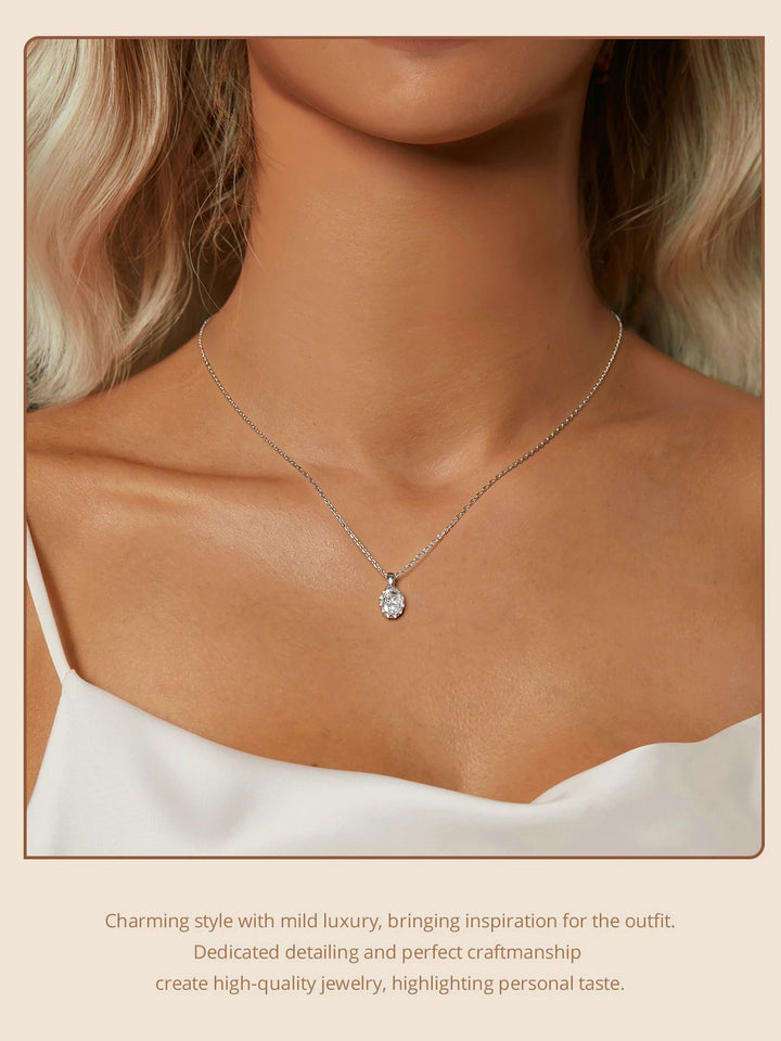 Moly Moissanite Pendant Necklace