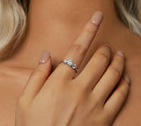 Shiny Moissanite Ring