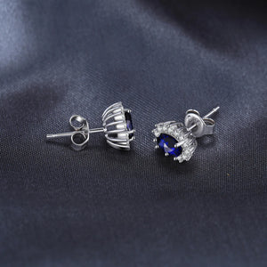 Princess Diana Inspired Gemstone Stud Earrings