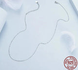 Classic Lobster Clasp Silver Necklace