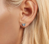 Elise Blue Enamel Butterfly Jewelry Set